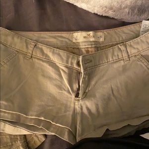 Khaki Hollister Shorts